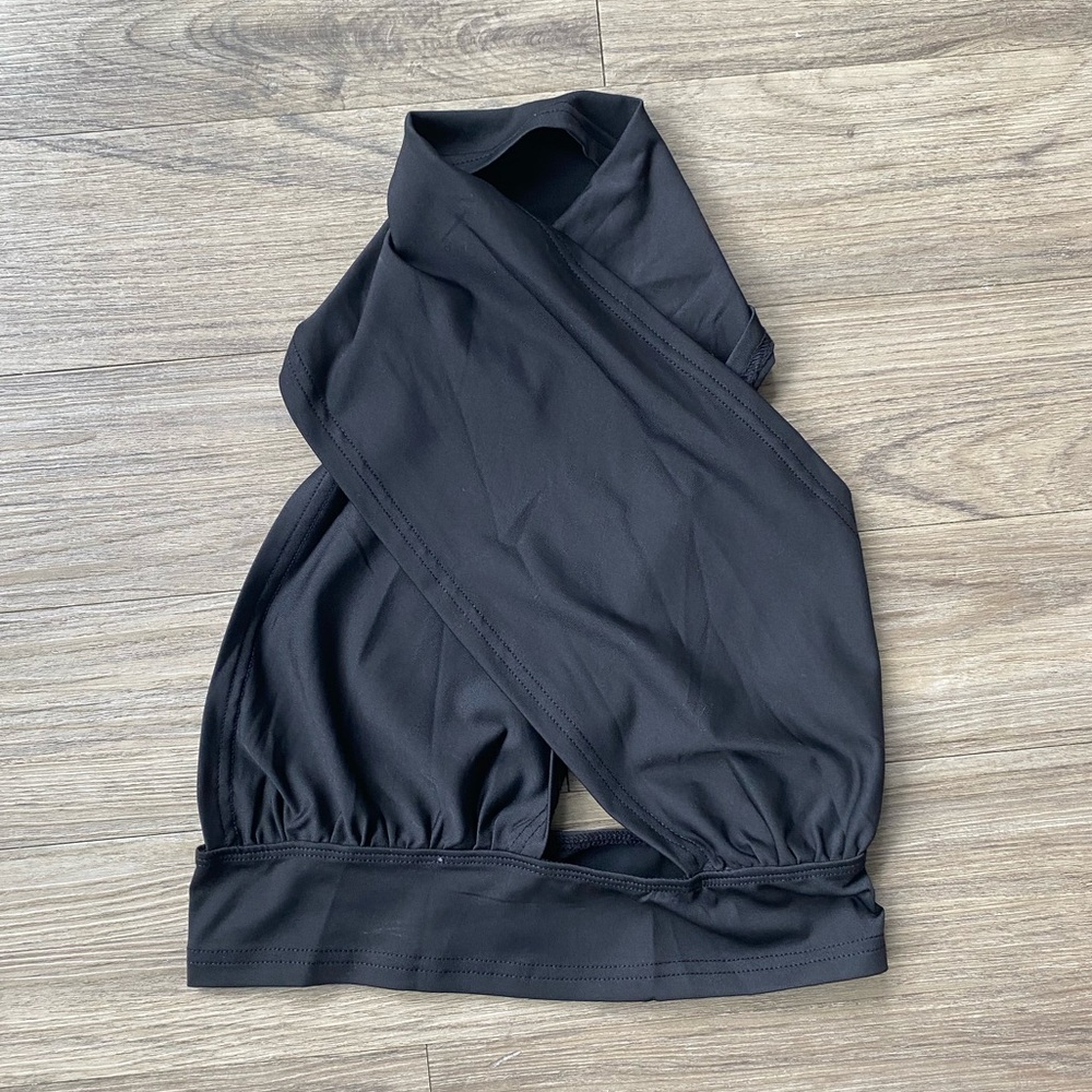 Black Halter Top